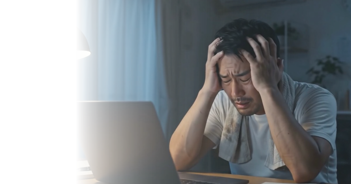 PC操作に困っている作業員